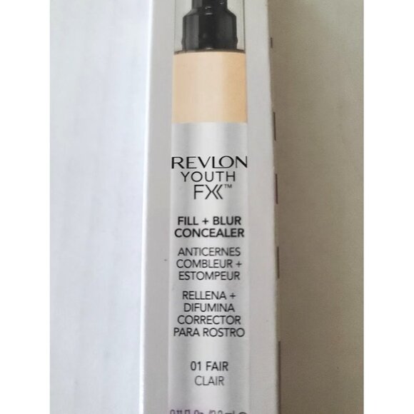 Revlon Youth Fx Fill + Blur Concealer 01 Fair 0.11 Fluid Ounce NEW - Picture 6 of 7